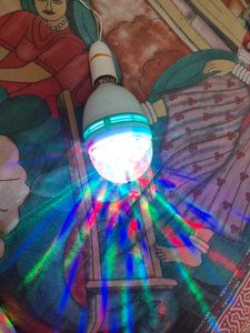 3-Watts e26;B22 LED Multicolour Disco Light