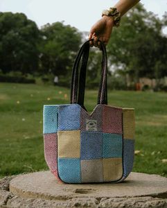 Multi colour shopping bag