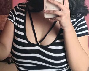 Striped Bodycon Midi Dress