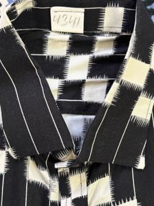 Black &amp; White Patterned Shirt