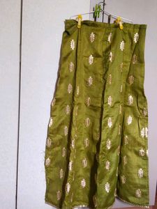Semi Stitched Sharara/Gharara With Gotapati Work