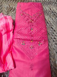 cotton unstitched suit salwar