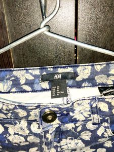 H&amp;M brand New Floral Jeans