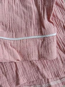 Soft Pink Pajama Top