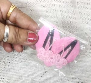 Cute Crochet Flower Hair Clips - Pink🦋