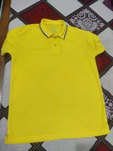 Men's Yellow Polo T-Shirt