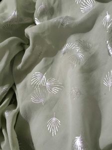 Green Sheer Ruched Top