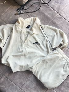 Classic White Topper Cricket Uniform Set