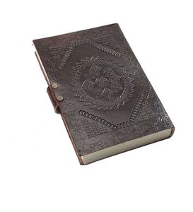 Vintage Leather Journal with Gemstone