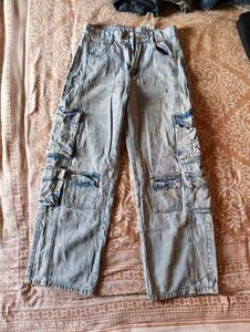 women ’s Cargo Jeans | Size 32 | Trendy &amp; Stylish