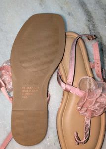 Primark Pink Floral Embellished Sandals