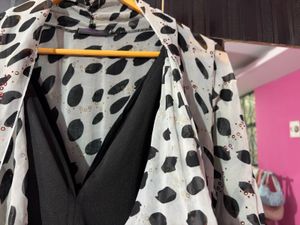 Chic Leopard Print Midi Dress (first pic is inspo)
