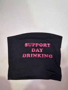 Black Tube Crop Top