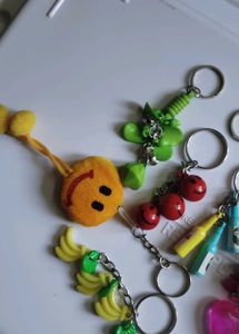 Cute &amp; Fun Keychain Collection 10 pcs set