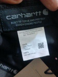 Carhartt Black Baseball Cap