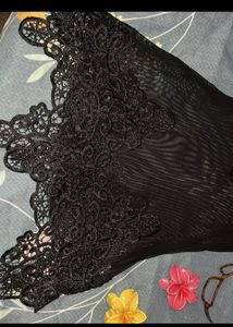 G Collection Black Lace Summer Top