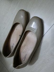 Beige Colour Bally Shoea For Girls
