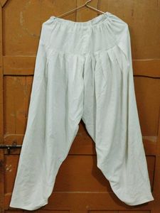 White Cotton Salwar Pants