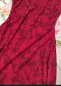 Newme Maroon Mini Dress