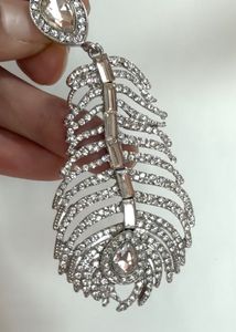 Exquisite Feather Drop Earrings