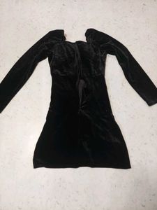 Black Velvet Dress