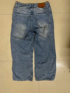 Light Wash Wide Leg Jeans