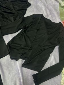 Black 3-Piece Co-ord Set 32-34-36
