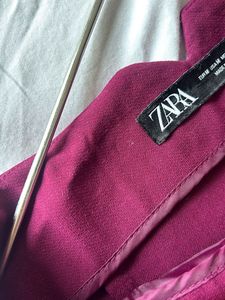 Chic Zara Maroon Trousers