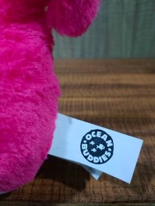 Adorable Pink Seahorse Plush Toy