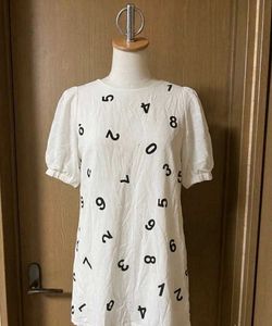 Number Print Comfy Dress