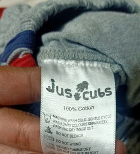 Juscubs Grey Shorts For Baby Boy 2-4 Yrs