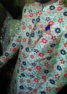 only 1 Time used Floral Sherwani