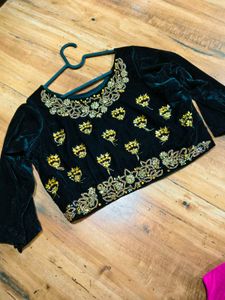 handwork lehanga choli / half saree