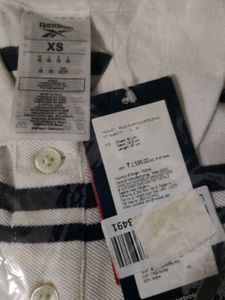 Men's Striped Polo T-Shirt (XS)