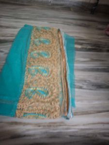 Embroidered Teal Dupatta