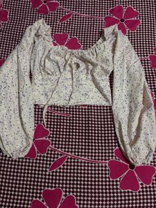 Floral Print Long Sleeve Top