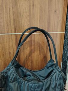 Stylish Black Hobo Bag