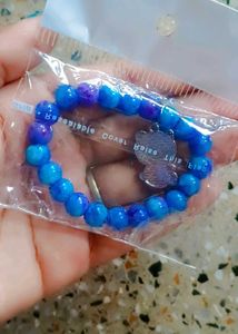 🔥SALE🔥 Crackle Bead Bracelet With Panda Charm