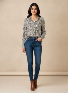 chic chiffon shirt