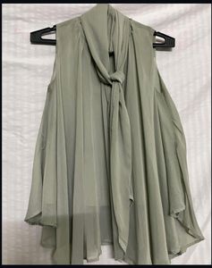 Celine Green Top Blouse