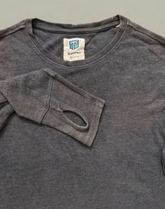 Men's Charcoal Long Sleeve T-Shirt