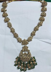 Stunning Crystal Gold-Toned  Necklace