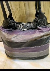 Striped Hobo Bag