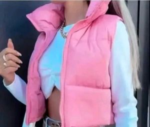 Pink Puffer Vest