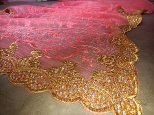 Net embroidery elegance Saree