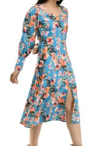 Floral Print Midi Dress