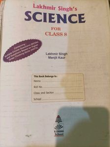 S chand Lakhmir Singh's Science for Class 8