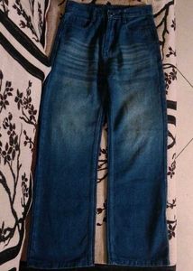 Blue Denim Jeans - Relaxed Fit