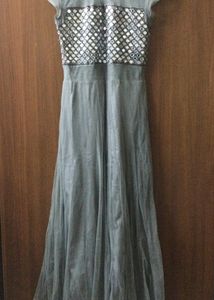 Grey Long Gown