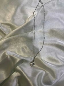 Silver Spider Pendant Necklace